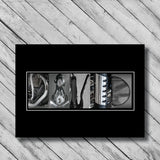 Motorcycle Letter Art