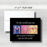 MUM'S Day Card~ Cards ~ Flat Cards