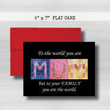 MUM'S Day Card~ Cards ~ Flat Cards