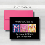 MUM'S Day Card~ Cards ~ Flat Cards