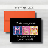 MUM'S Day Card~ Cards ~ Flat Cards