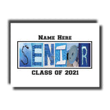 Senior Swimming Letter Art