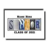 Senior Volleyball Letter Art