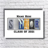 Senior Volleyball Letter Art