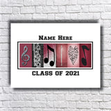 Senior Flute Band Letter Art