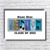 Senior Trumpet Band Letter Art