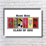 Senior Trumpet Band Letter Art