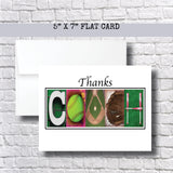 Softball Coach Thank You Card~ Cards ~  Cards