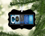 Swim Coach Ornament Metal