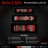 a flyer for a horror themed event