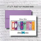 Personalized Class of 2025 Card, Cosmetology, Cosmetologist, Makeup, Hair Stylist, Beautician, Nail Artist, Graduation Cards, Senior 2025,