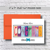 Personalized Class of 2025 Card, Cosmetology, Cosmetologist, Makeup, Hair Stylist, Beautician, Nail Artist, Graduation Cards, Senior 2025,