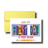 First Day of First Grade Personalized Card, Congrats, Greeting, Class of 2036, 2025, 2025, New School Year, Beginning, God Daughter Son