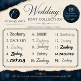 Wedding Font Collection