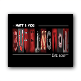 The image is a collage of various images arranged to spell out the word "BUFFING".