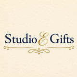 a logo for a business called "Studio & Gifts".
