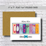 Personalized Class of 2025 Card, Cosmetology, Cosmetologist, Makeup, Hair Stylist, Beautician, Nail Artist, Graduation Cards, Senior 2025,