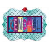 Personalized Makeup Ornament – Custom Name Xmas Decor with Glam Beauty Tools