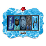 Personalized Swimming Ornament | Custom Swim Keepsake - Senior Swimmer Gift 2026