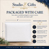 Studio E Gifts protective white bubble mailer packaging