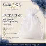 Studio E Gifts white organza gift bag packaging