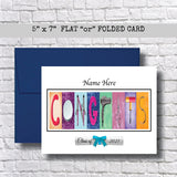 Personalized Class of 2025 Card, Cosmetology, Cosmetologist, Makeup, Hair Stylist, Beautician, Nail Artist, Graduation Cards, Senior 2025,