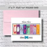 Personalized Class of 2025 Card, Cosmetology, Cosmetologist, Makeup, Hair Stylist, Beautician, Nail Artist, Graduation Cards, Senior 2025,