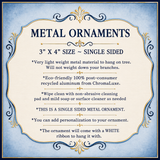 Horror Personalized Ornament - Custom Christmas Ornament | Lightweight Metal, Single Sided