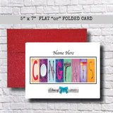 Personalized Class of 2025 Card, Cosmetology, Cosmetologist, Makeup, Hair Stylist, Beautician, Nail Artist, Graduation Cards, Senior 2025,