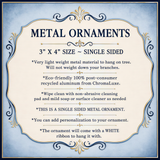 Metal ornaments for Studio E Gifts