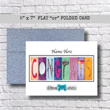 Personalized Class of 2025 Card, Cosmetology, Cosmetologist, Makeup, Hair Stylist, Beautician, Nail Artist, Graduation Cards, Senior 2025,