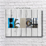 Beach Nautical Letter Art | Personalized Ocean Name Sign, Gifts