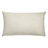 Letter Art Pillow Custom Sepia