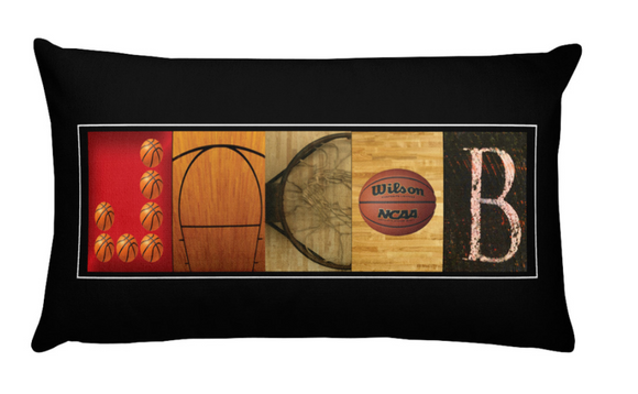 basketball pillow room