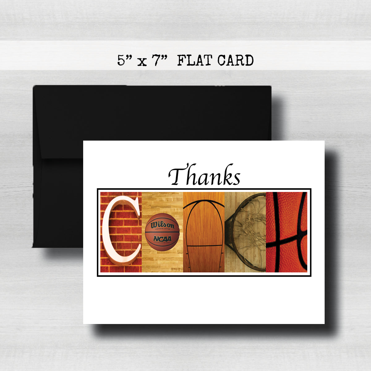 Basketball Coach Thank You Card~ Cards ~ Flat Cards – Studio E Gifts for Free Printable Thank You Coach Cards