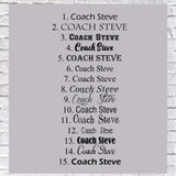 Hockey Coach Team Photo