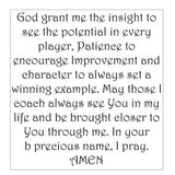 Soccer Coach Bible Verse White Background