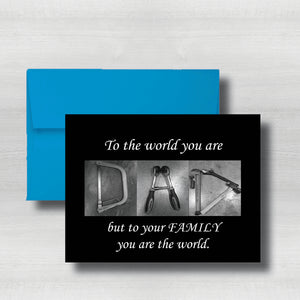 Tool Art Fathers Day Card~ Cards ~ Flat Cards ~ 5" x 7"
