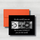 Firefighter Fathers Day Card~ Cards ~ Flat Cards ~ 5" x 7"