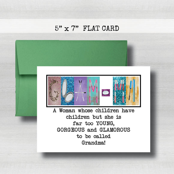 Glam-ma- Mother's Day Card~ Cards ~ Flat Cards