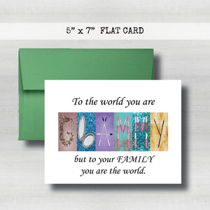Glammy Card - Happy Mother's Day Card~ Cards ~ Flat Cards