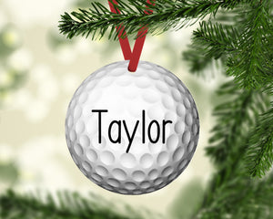 Golf Ball Ornament