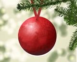 KickBall Christmas Ornament Canvas