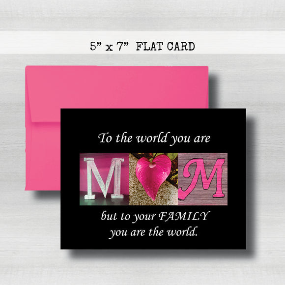 Mom Gifts-Mother's Day Card~ Cards ~ Flat Cards
