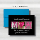 Mom Gifts-Mother's Day Card~ Cards ~ Flat Cards