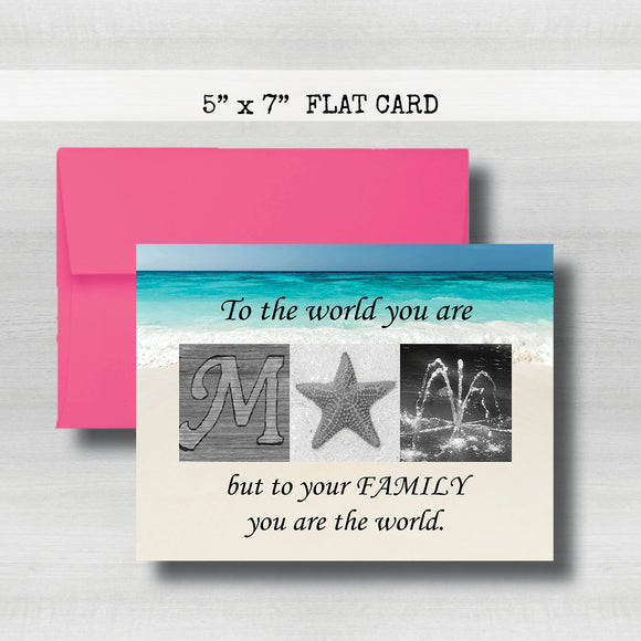 Happy MOM'S Day Card~ Beach Cards ~