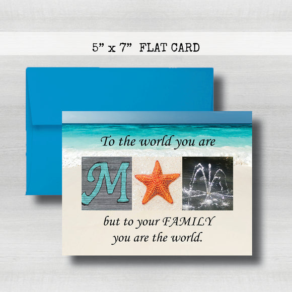 Happy MOM'S Day Card~ Beach Cards ~
