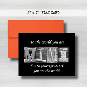Mimi Card - Happy Mother's Day Card~ Cards ~ Flat Cards