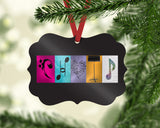 Choir Music Teacher Ornament