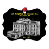 7. Old Hospital on College HIll- Ornament 3" x 4"